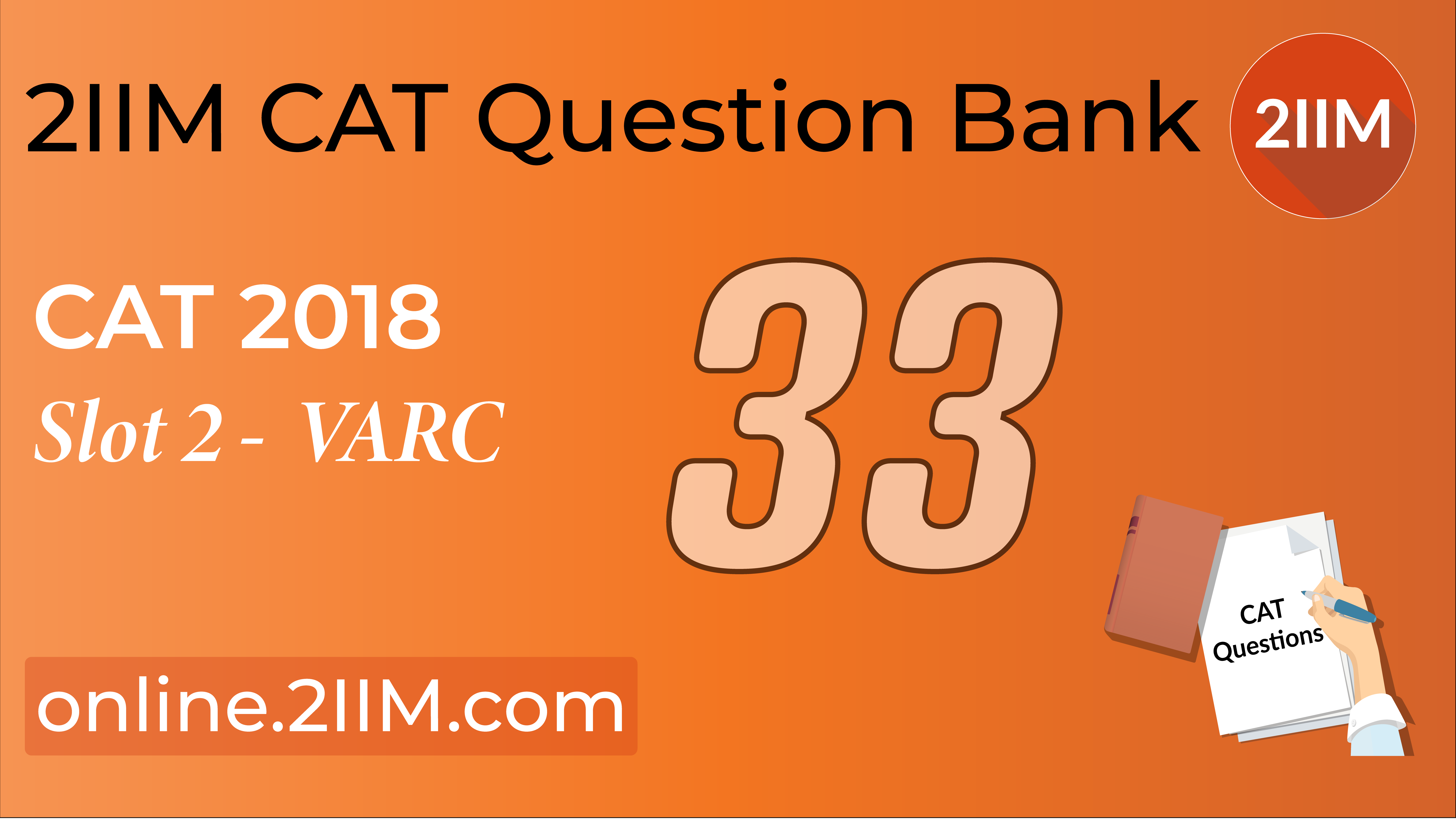 CAT Previous Year Questions - VARC, 2IIM CAT 2024 CAT Online Classes ...