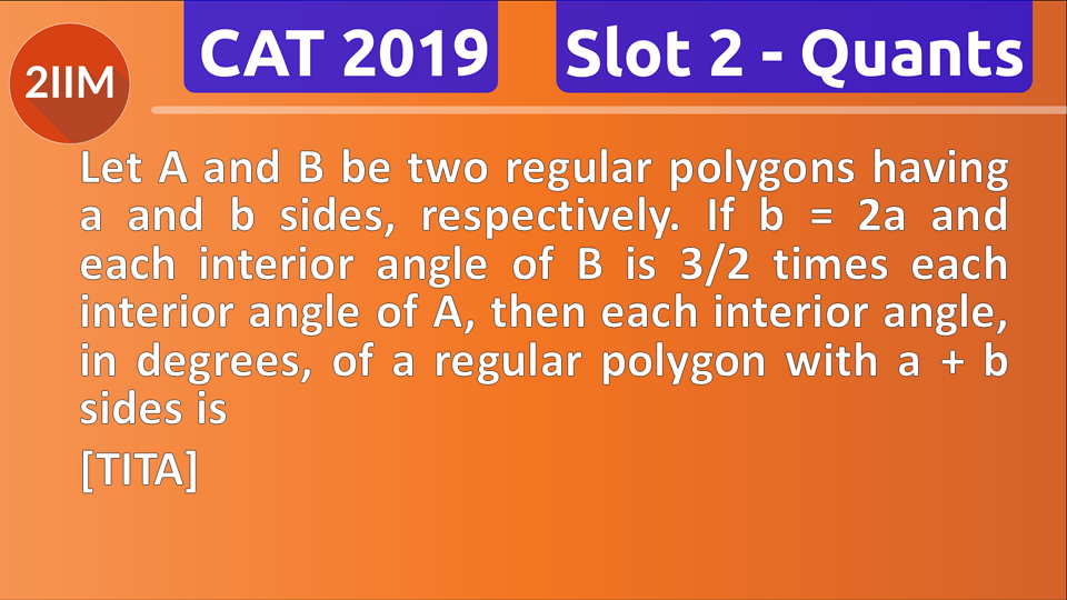 CAT Previous Year Paper 2019 Slot 2 Questions - Quants, 2IIM CAT 2024 ...