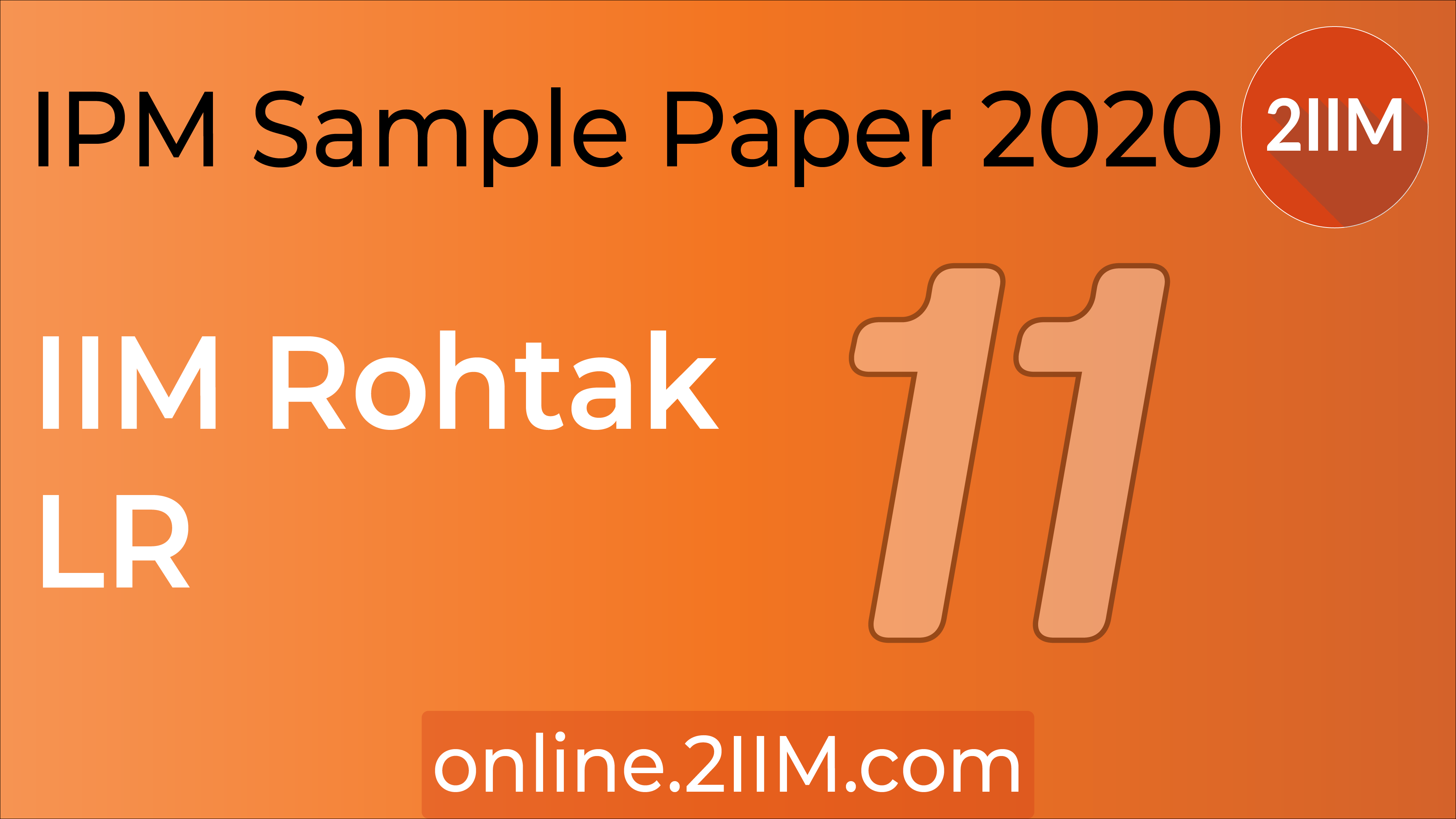 IPM Sample Paper Logical Reasoning IPM Rohtak IPMAT CAT 2023 