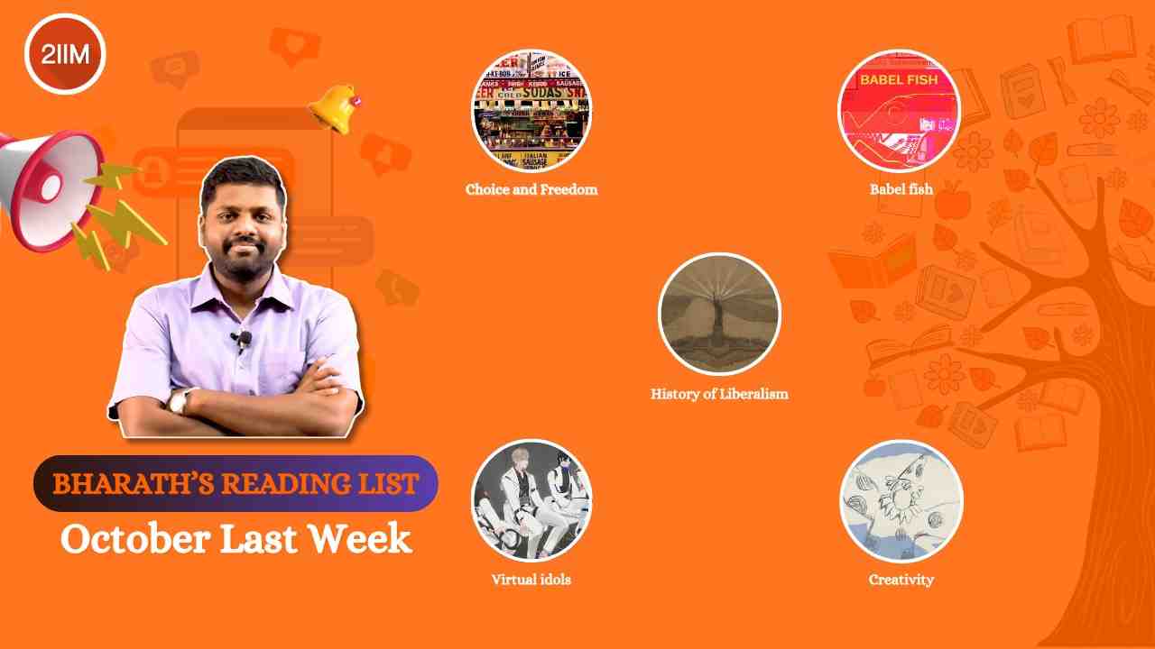 Bharath's Reading List | This Week | October Last Week 2025 - 2IIM CAT ...