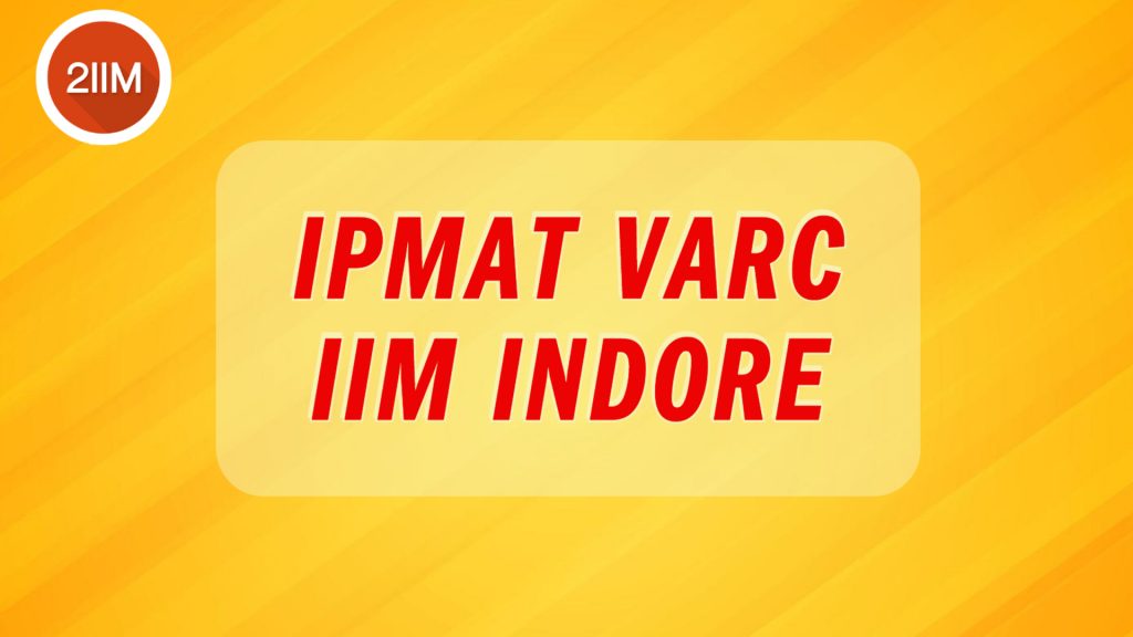 IPMAT VARC for IIM Indore